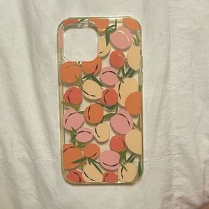 iphone 13 peaches clear phone case barely used